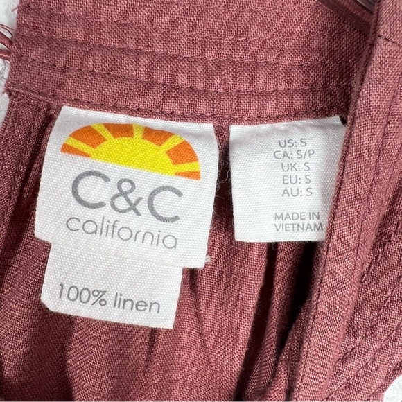 C&C CALIFORNIA Linen Halter Style Dress - Picture 3 of 8